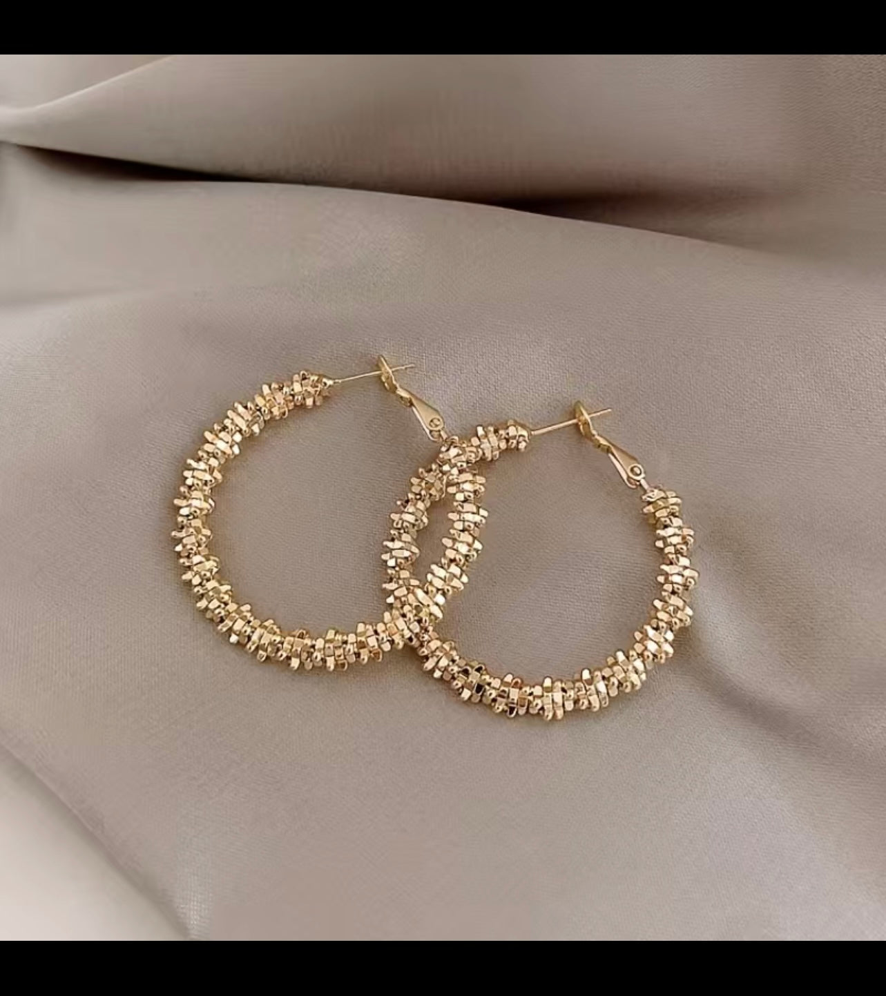Sparkle Hoop Earrings