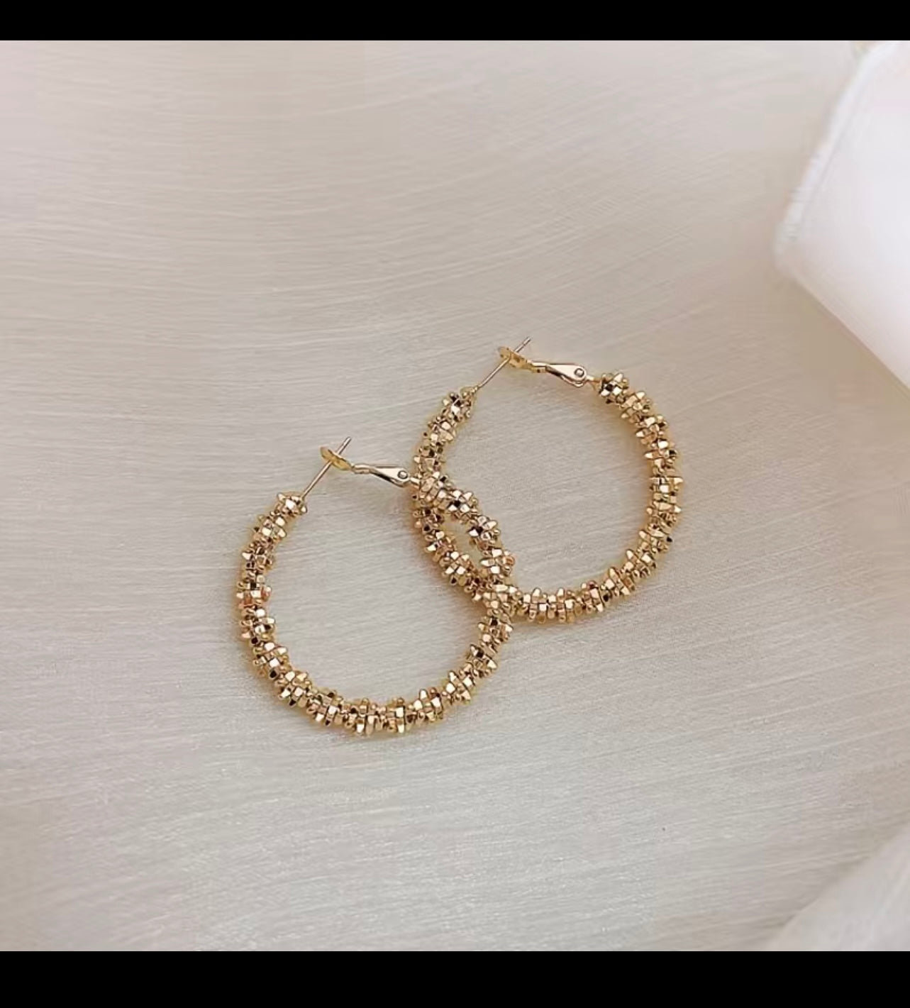 Sparkle Hoop Earrings