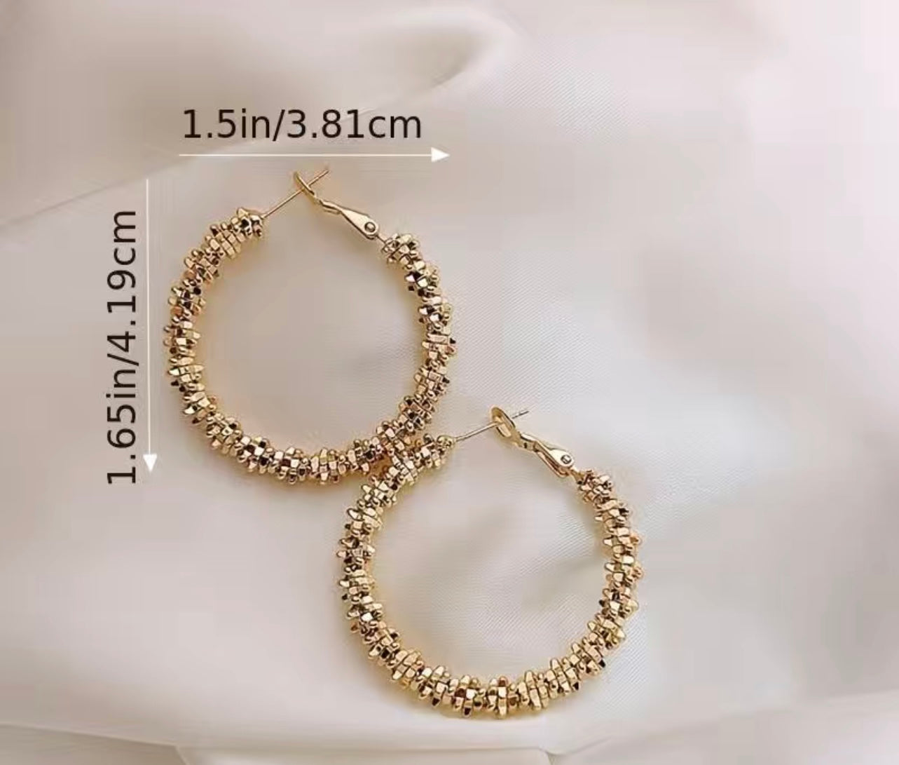 Sparkle Hoop Earrings