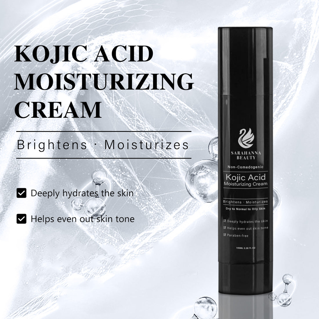 What’s in Sarahanna Beauty Kojic Acid Moisturizing Cream?